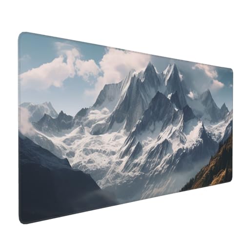 Tapis de souris de jeu montagne pour ordinateur de bureau