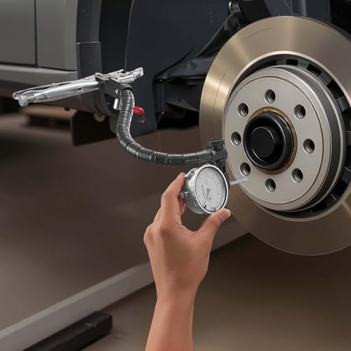 VEVOR Dial Test Indicator with 360-Degree Flexible Arm and 360-Degree Locking Pliers, 0.001 inch Accuracy, 0-1 inch Range, Professional for Machine Set-Up, Narrow Area Measurement, Storage Case by VEVOR - Used condition - Image 2