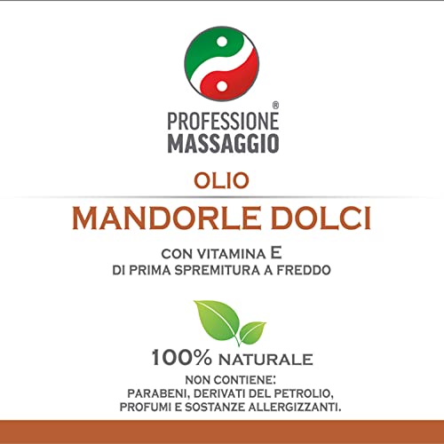 Olio naturale di mandorle dolci per massaggio