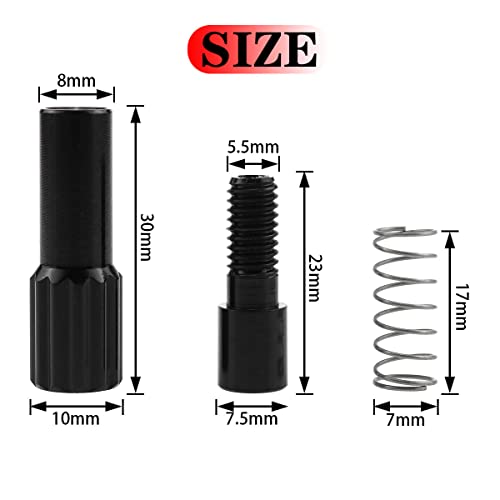 Aylifu Bicycle Cable Adjuster ;Black Index Inline Cable Tension Adjuster; Bicycle Brake Cable Shift Connector ;Which For Mountain Bike Road Bike (4Pcs) #TOP1