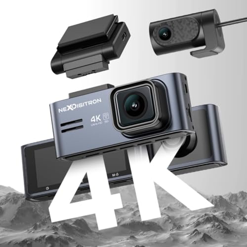 NEXDIGITRON Prime Plus 3Channel Dash Camera with inBuilt GPS Logger