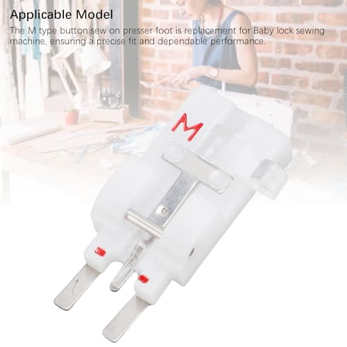Pie prensatelas tipo M para botones universal miniatura 5