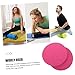 Milisten 2pcs Eco TPE Yoga Support Pad for Knees Elbows Wrists Thick Round Cushion for Comfort Workouts Outdoor Exercise Travel
