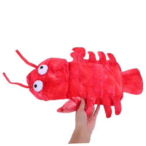 Disfraz de langosta para perro rojo talla XS miniatura 4