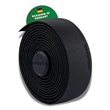 CONTEC Lenkerband Prestige.Grip, 2000x30x2,5 mm, aus EVA-Schaum und Gel, selbstklebend und rutschsicher, mit Klebestreifen und 2 Lenkerstopfen, Paar, schwarz
