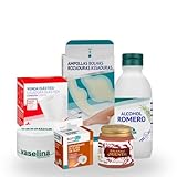 Kit de Recuperación Deportiva y Alivio Muscular - Pack Anti-Rozaduras con Apósitos Hidrocoloides, Venda Cohesiva y Alcohol de Romero.