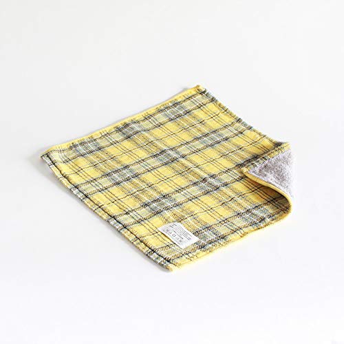 今治タオル コンテックス タータンチェック Size S イエロー
