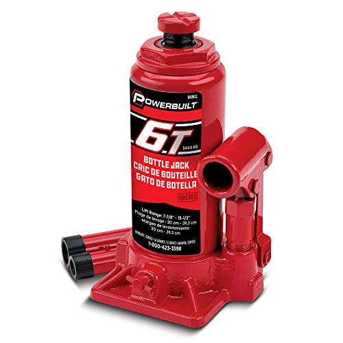 Powerbuilt 640911 Heavy Duty 6-Ton Bottle Jack