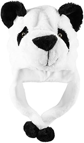 Panda Bear Plush Animal Winter Ski Hat 