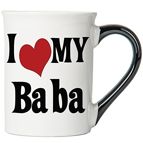 Cottage Creek Baba Mug | Baba Gifts | I Love My Baba Grandma Coffee Mug 16oz | Best Baba Ever