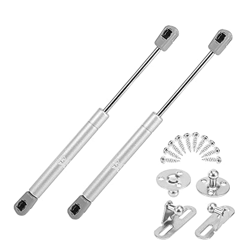 Vérin à gaz 200N X AUTOHAUX lot de 2 ressorts argentés 250mm universels pour coffre de voiture et RV