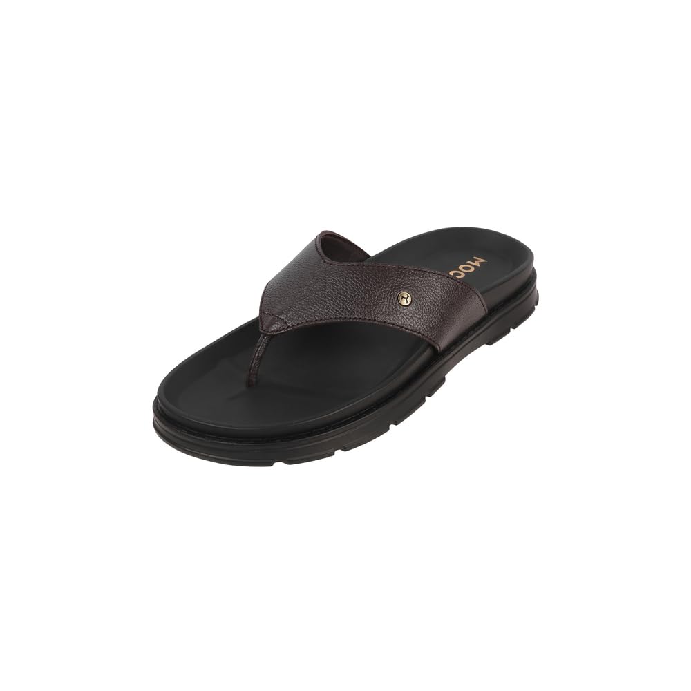 Men Faux Leather Thong Chappal