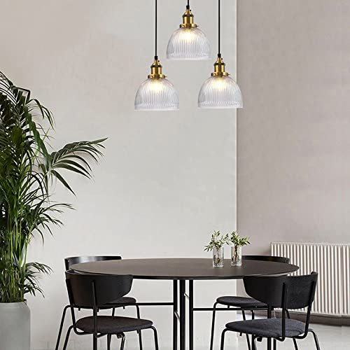 Cuisine île pendentif lumière E27 lustre à suspendre 3 lampes pour couloir - 4