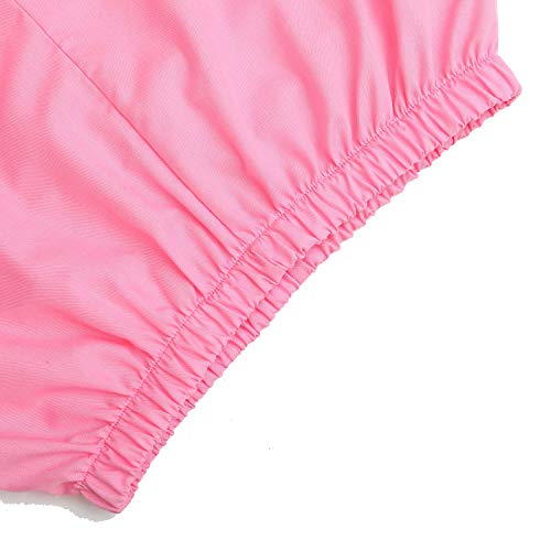 Leadtex- Pretend-Play Doctor Costume for Kids,Dress up Role Play Doctor Clothing with top,Pants,mask,Coat and stethoscopes.(Pink,3-4YRS) - Thumbnail 4