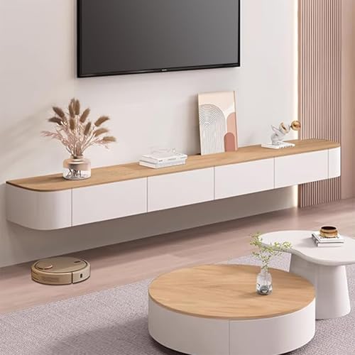 Forte capacità portante: questo mobile mobile per TV supporta fino a 40,8 kg, offrendo una soluzione robusta per il tuo salotto. Progettato per un facile montaggio a parete, migliora la tua esperienza di intrattenimento domestico. Nota: non adatto per pareti a secco, pareti cave o pareti in cartongesso. Per una sicurezza ottimale, evitare di posizionare il televisore direttamente sull'unità.