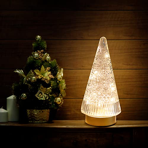 Ycjiaaut Christmas Tree Night Light Small White Christmas Tree White Christmas Tree With Lights Decorative Christmas Tree Table Top Christmas Tree White Fake Christmas Tree Silver Christmas Tree #TOP3