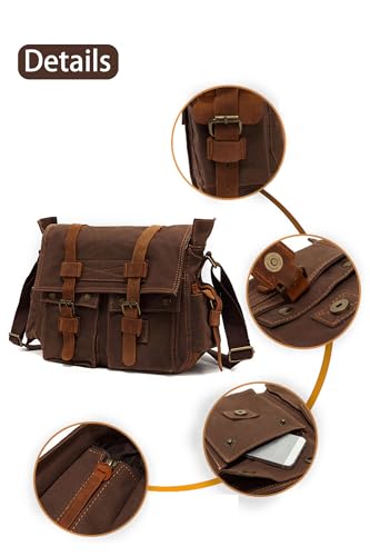 Kervaky Men's office bags, crossbody bags, men's shoulder bags, business men's bags, casual men's leather bags, shoulder bags2