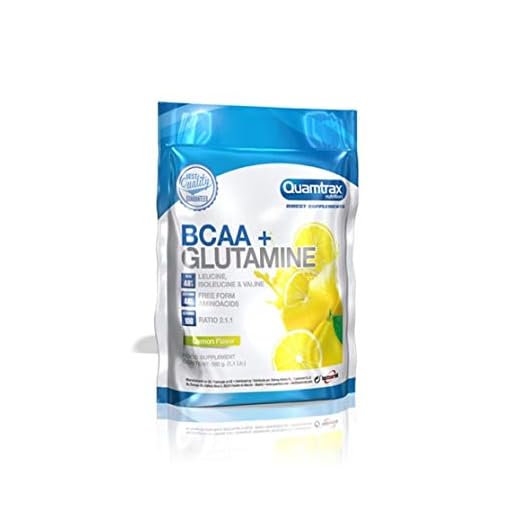 QUAMTRAX BCAA+GLUTAMINE (500 GRS) - LIMON