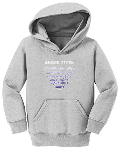 Shark Types - Great White Beach Toddler/Youth Fleece Hoodie2