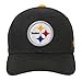 NFL Kids Youth 8-20 Official Primary Logo Wordmark Adjustable Snapback Hat Cap One Size (US, Alpha, One Size, Pittsburgh Steelers - Black)