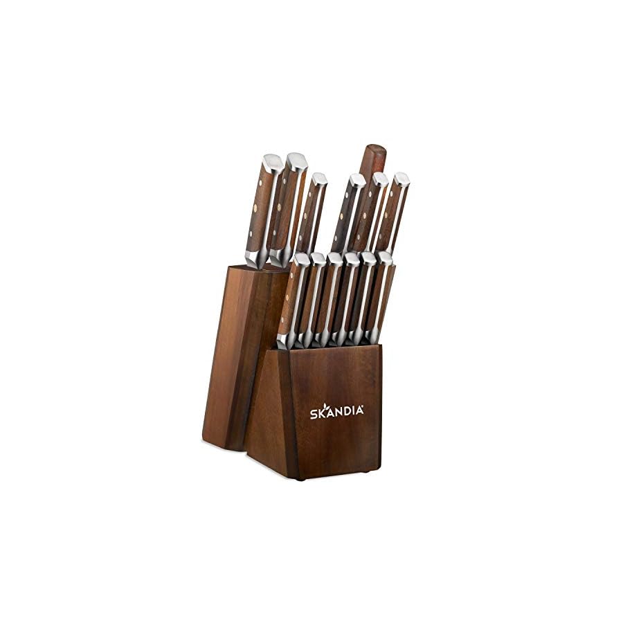 Hampton-Forge-Harley-Knife-Block-Set-14-Piece-Brown Hampton Forge Harley Knife Block Set, 14 Piece, Brown