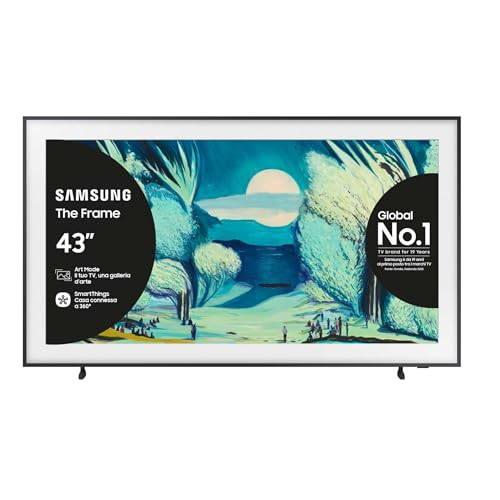 Smart TV 43 pollici, Processore NQ4 AI Gen2 con risoluzione 4K per sfumature di colore realistiche, Airslim Design per vedere i tuoi contenuti in un TV dal design ancora più sottile ed elegante, Nuova esperienza di visione con le funzioni AI
