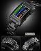 FeiWen Fashion Unico Binario Relojes de Pulsera Unisex 50M Impermeable Fecha Multicolor LED Luz Outdoor Deportivo Digitales Electrónica Rectangular Acero Inoxidable Reloj Imagen de FeiWen Fashion Unico Binario Relojes de Pulsera Unisex 50M Impermeable Fecha Multicolor LED Luz Outdoor Deportivo Digitales Electrónica Rectangular Acero Inoxidable Reloj