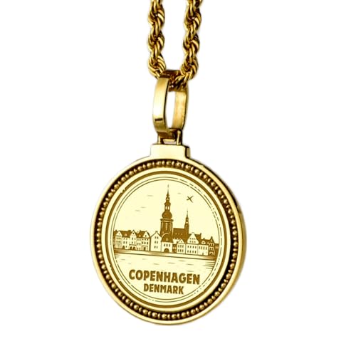 Collier skyline de Londres en argent au quotidien style urbain chic