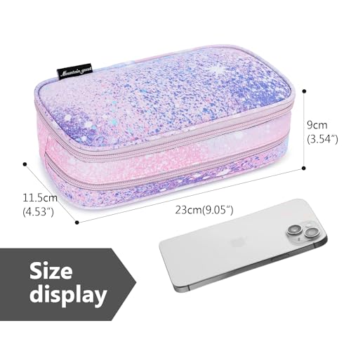 Image of Mountain guest Pencil Cases for kids, Large Capacity Pencil Pouch, Office College School Marker Organizer Case pen for Men Women Adult Teens