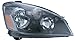 Eagle Eyes DS661-B101R Passenger Side Headlamp Lens/Housing Fits Nissan Altima