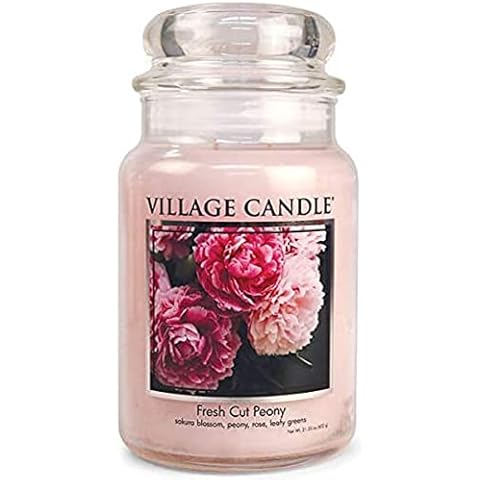 Village Candle Fresh Cut Peony Scented Candle Cover