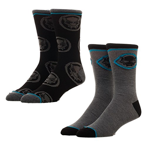 Black Panther 2 Pack Crew Sock Set