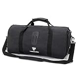 ボストンバッグ 3way 収納バッグ 超軽量 大容量ダッフルバッグ スポーツバッグ 折りたたみ バッグ 修学 温泉 キャンプ 旅行 アウトドアバッグ ジムバッグ (ブラック)