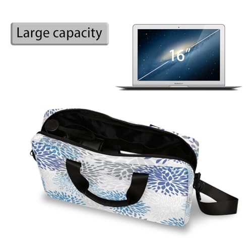 Bolso para portátil con patrón floral de 16 pulgadas miniatura 4