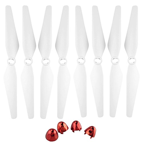 XiaoPengYo Spare Parts Propellers Blade & Blade Cover Compatible for Syma X8SC X8SW X8PRO Quadcopter