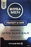 nivea men's sensitive after shave balm as a primer  Nivea Men Original Mild After Shave Balm 100 ml / 3.3 fl oz by Nivea