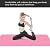 NXKang Health and Fitness Extra Thick 71-Inch Long Comfort Foam Yoga Mat for Exercise, Non Slip & Comfortable Workout Mat for Yoga, Pilates, Stretching, Meditation