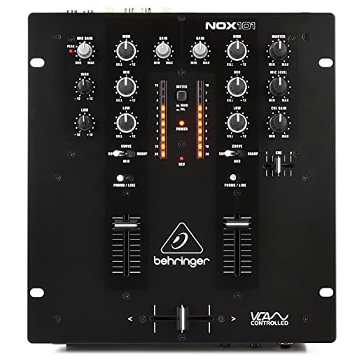 Behringer NOX101 - Mezclador para dj nox-101 unidad