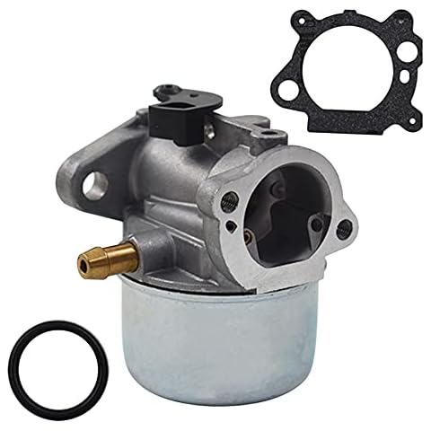 ALL-CARB 799868 799872 Carburetor with Gasket and O-Ring Replacement for Briggs & Stratton 498170 497586 497314 698444 498254 497347 Models Replace 790821 498255 Cover