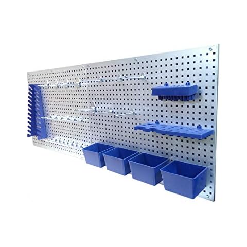 Werkzeugwand Lochwand Werkstattwand Werkstatt mit Hakensortiment 32 Teile Cover