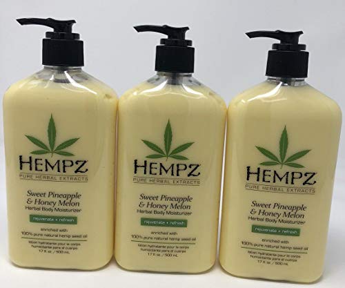 Hempz Sweet Pineapple & Honey Melon Lotion 3 Pack 17oz Each image 3