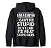 I Am A Lawyer I Can't Fix Stupid Funny Attorney Quote Zip Hoodie
