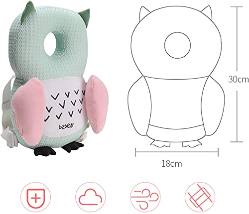 赤ちゃんのごっつん防止リュック 転倒防止リュック H型肩紐 