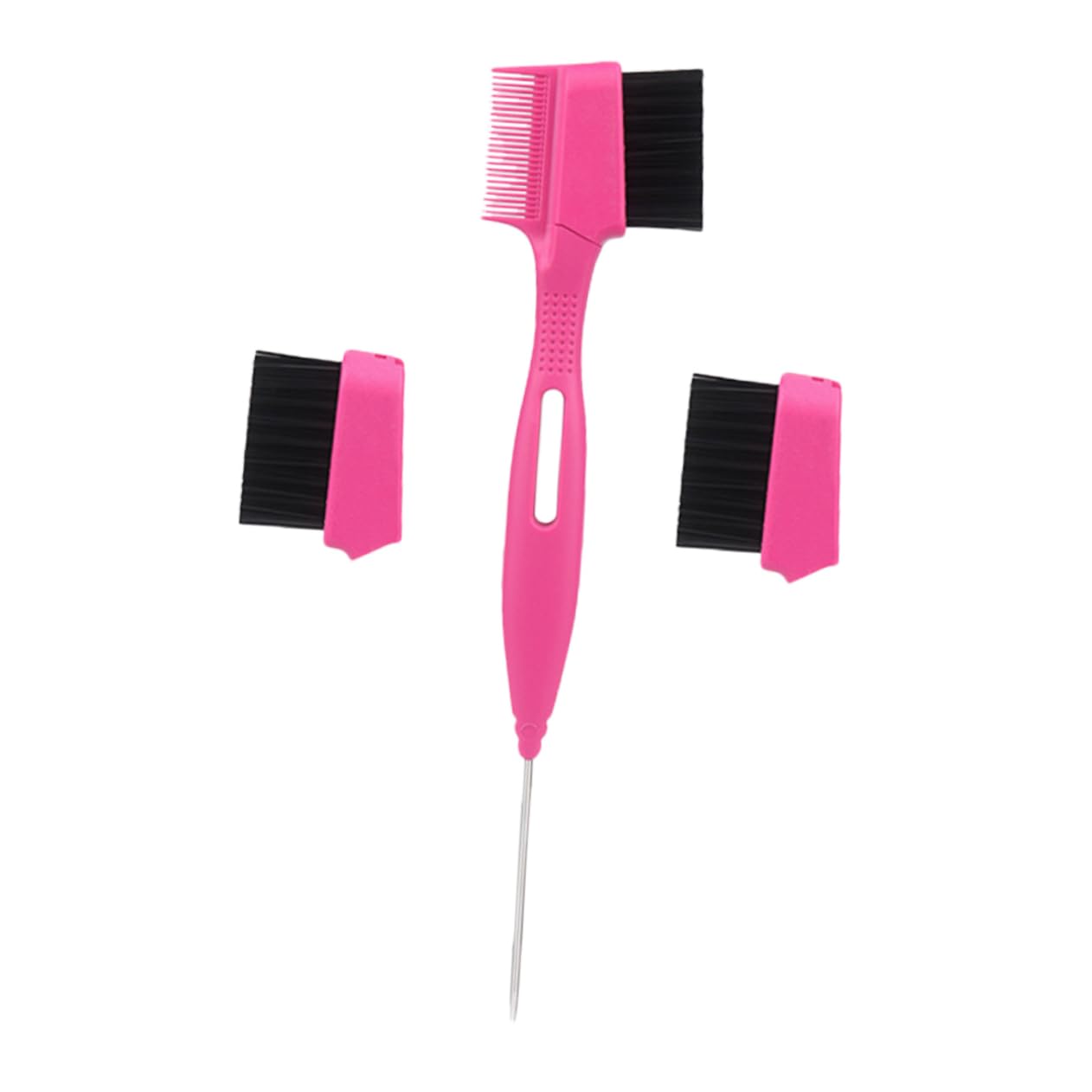 Outanaya Eyebrow Comb and Brush Set Brow Grooming Kit Replacement Brush Heads for Women's Makeup Routine