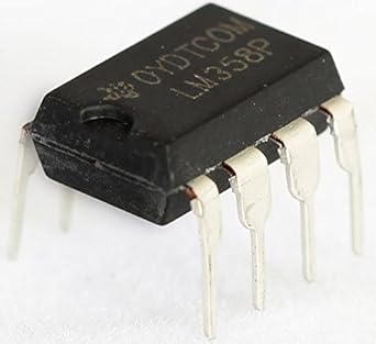 Invento 5pcs LM358 IC - Low Power Dual Op-Amp - 8-DIP