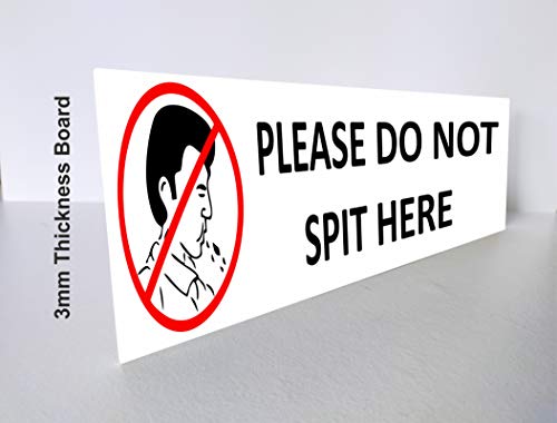 Buy SIGN EVER Please Do Not Spit Here Signboards Bank Office Factory ...