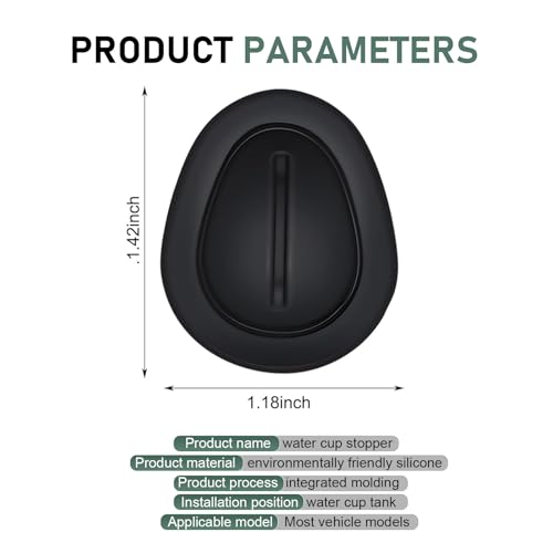 Insertos de silicona para portavasos de auto x6 miniatura 2