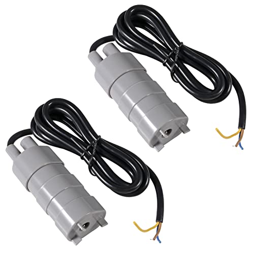 DIANN 2pcs Mini Submersible Water Pump DC 12V Micro Water Pump 840L/H High Flow Pumps for Aquarium Fish Tank Fountain