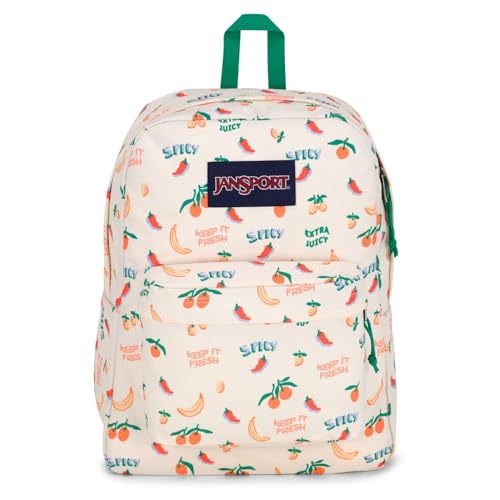 Image of JanSport Superbreak Durable, Lightweight Premium Backpack, Five a Day Cream, One Size, Modern