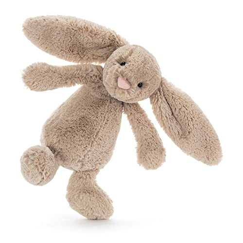 Jellycat Bashful Beige Bunny Stuffed Animal, Medium 12 inches - Rabbit and Bunny Plush Toy - Classic Children's Gift - Image 2